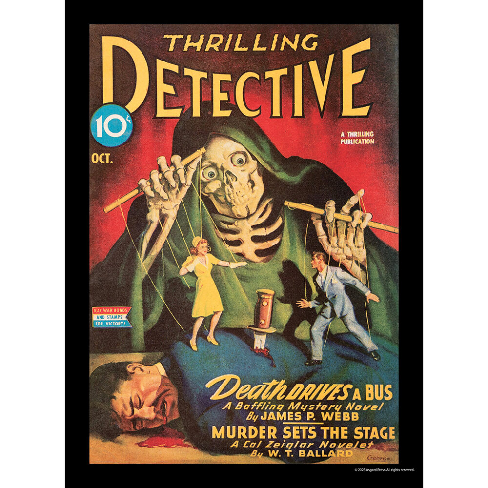 Sample image from the Asgard Press 2026 Vintage Pulp Horror Calendar