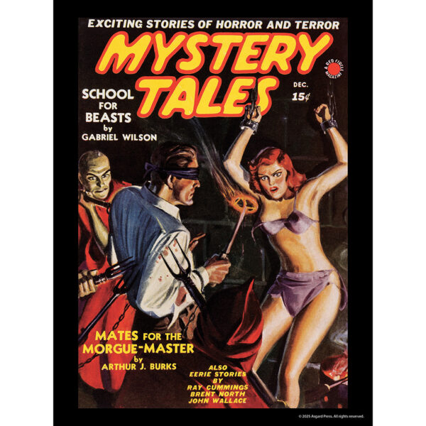 Sample image from the Asgard Press 2026 Vintage Pulp Horror Encore Edition Calendar