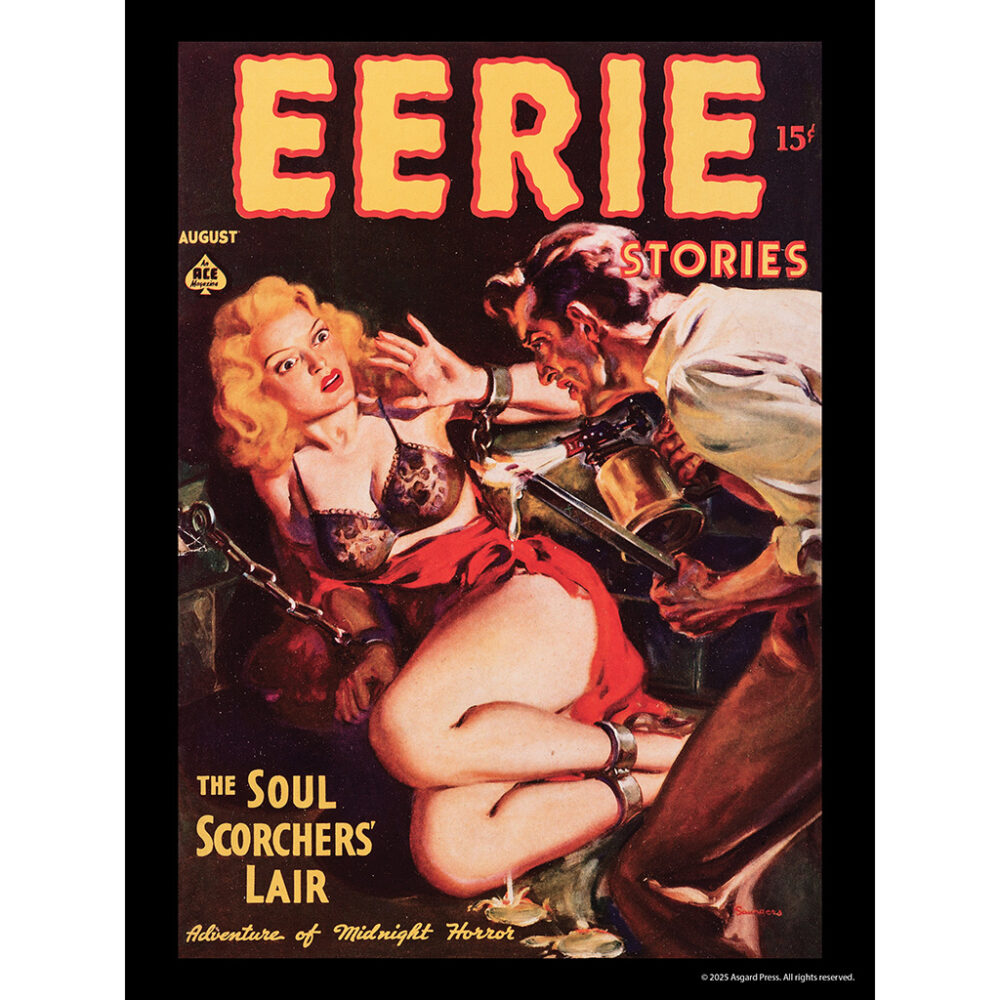 Sample image from the Asgard Press 2026 Vintage Pulp Horror Encore Edition Calendar