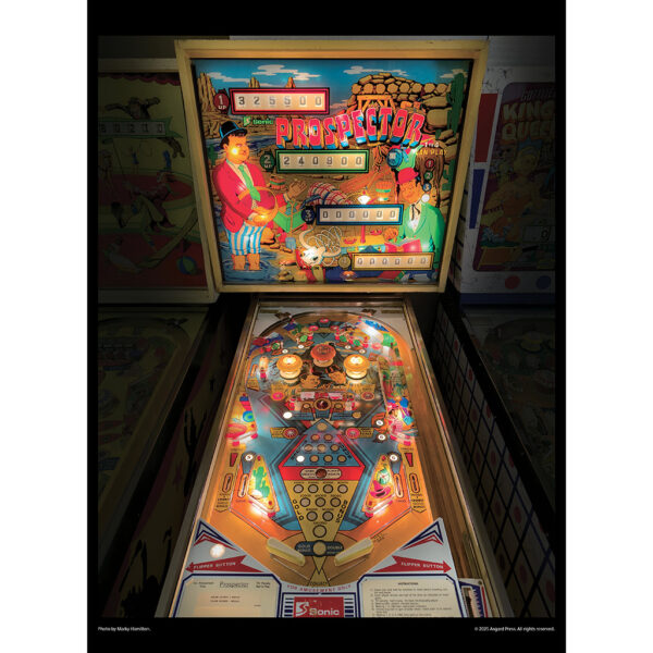 Sample image from the Asgard Press 2026 Vintage Pinball Calendar
