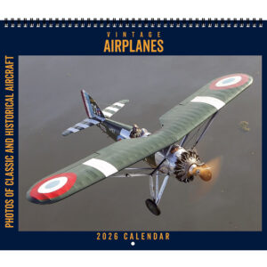 Front cover of the Asgard Press 2026 Vintage Airplanes Calendar