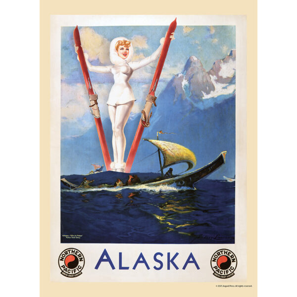 Sample image from the Asgard Press 2026 Retro Parks & Pinups Calendar
