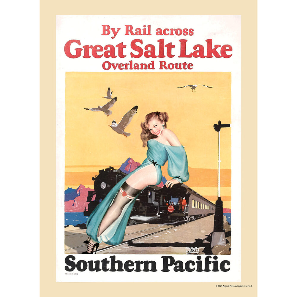 Sample image from the Asgard Press 2026 Retro Parks & Pinups Calendar