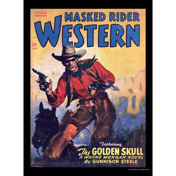 Sample image from the Asgard Press 2026 Vintage Pulp Westerns Calendar