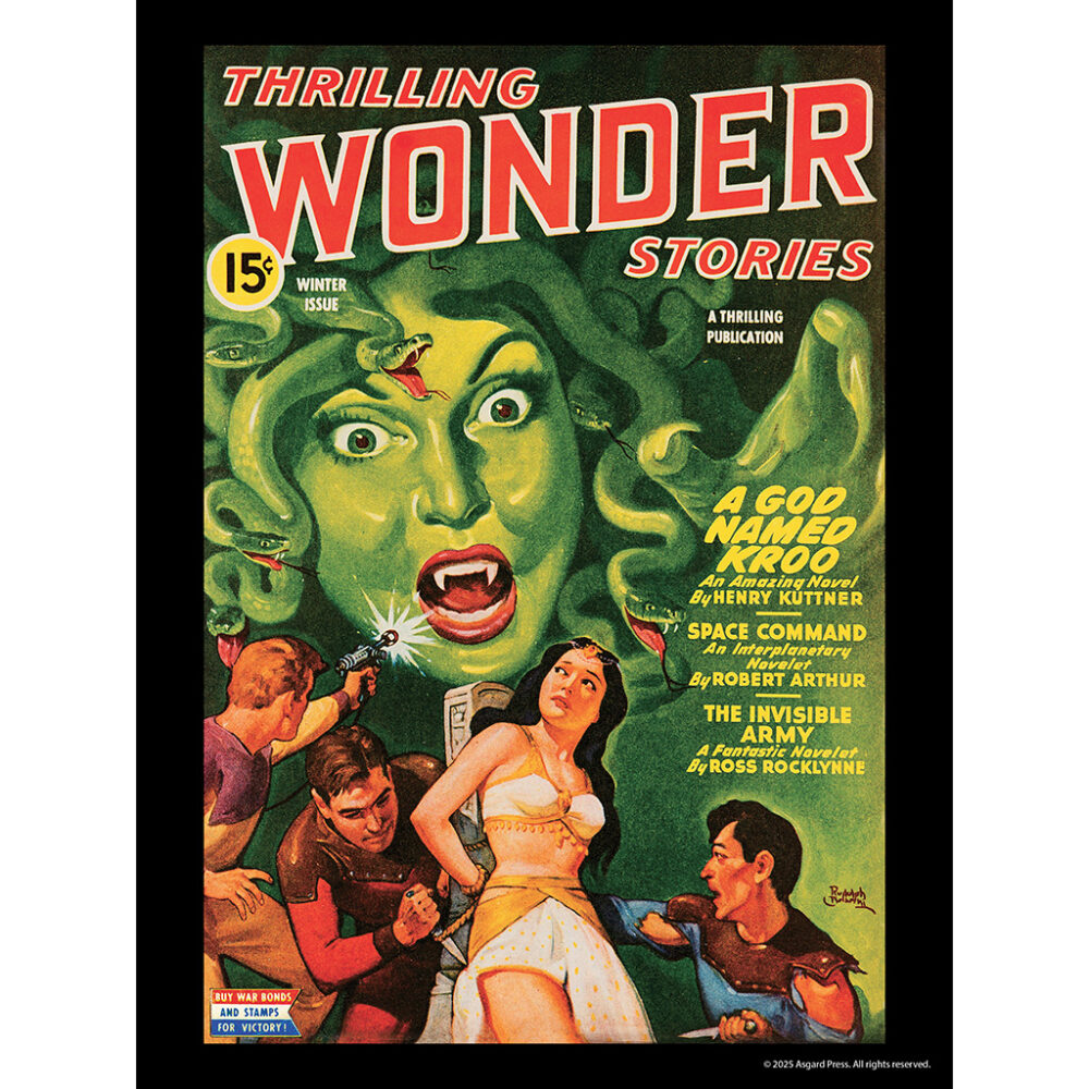 Sample image from the Asgard Press 2026 Vintage Sci-Fi Encore Edition Calendar