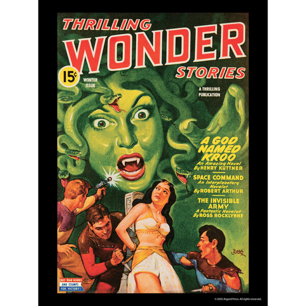 Sample image from the Asgard Press 2026 Vintage Sci-Fi Encore Edition Calendar