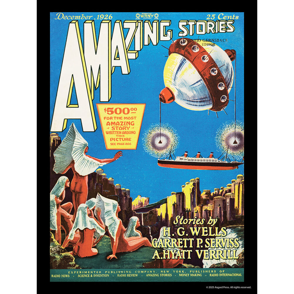 Sample image from the Asgard Press 2026 Vintage Sci-Fi Encore Edition Calendar