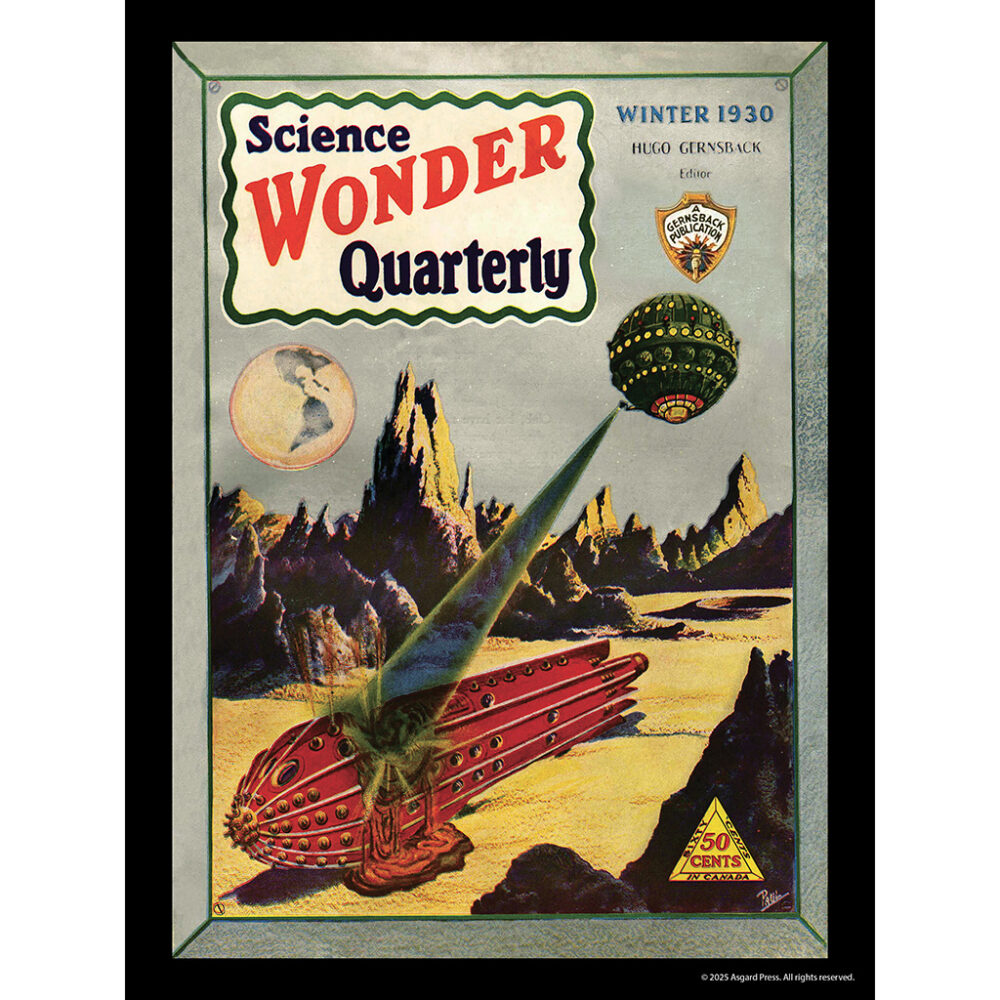 Sample image from the Asgard Press 2026 Vintage Sci-Fi Encore Edition Calendar