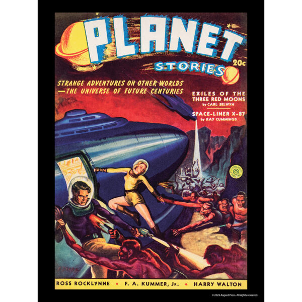 Sample image from the Asgard Press 2026 Vintage Sci-Fi Encore Edition Calendar