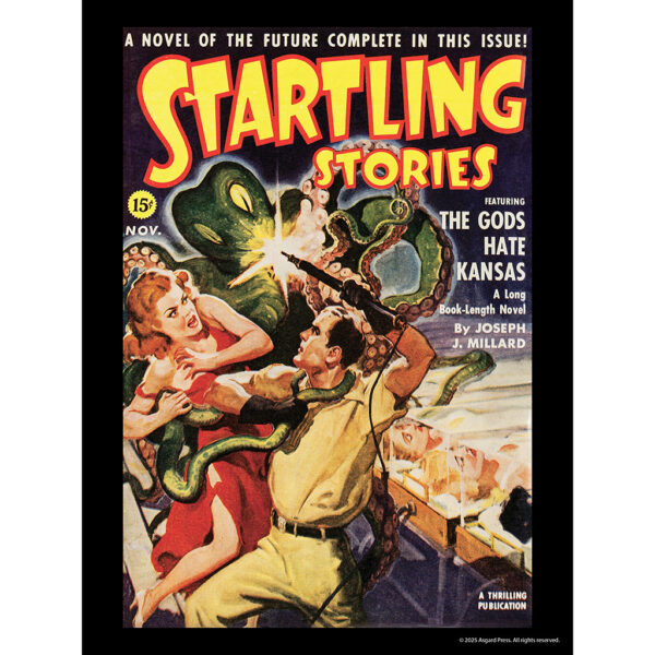 Sample image from the Asgard Press 2026 Vintage Sci-Fi Encore Edition Calendar