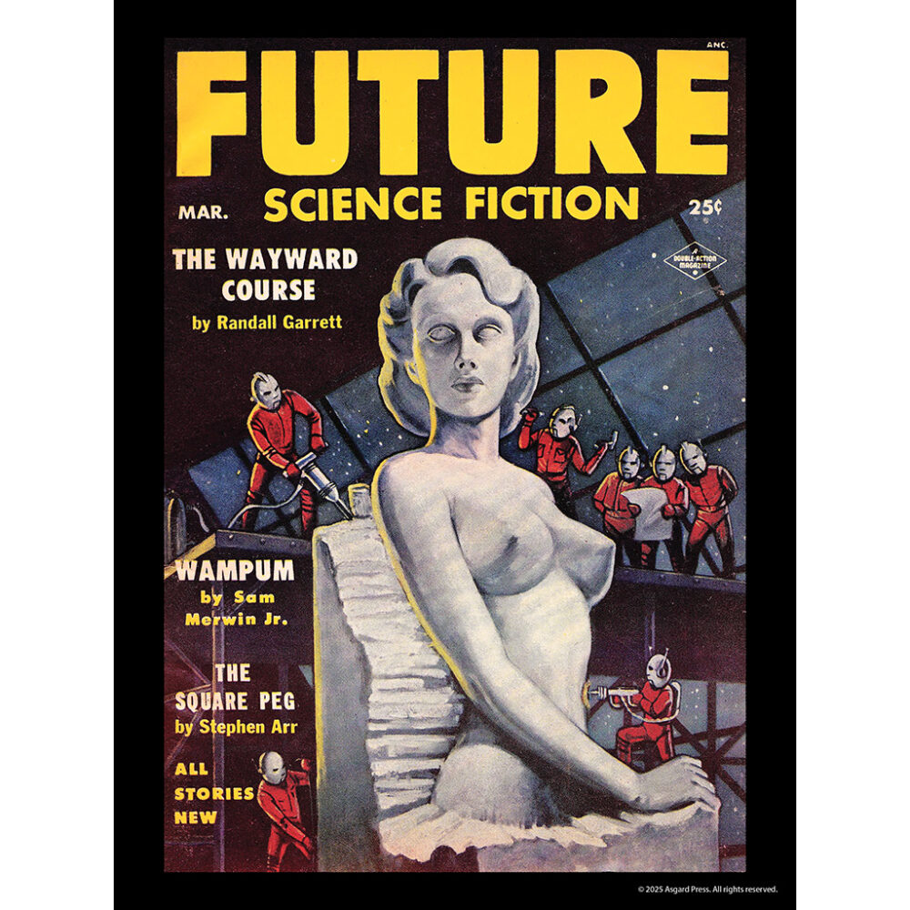 Sample image from the Asgard Press 2026 Vintage Sci-Fi Encore Edition Calendar