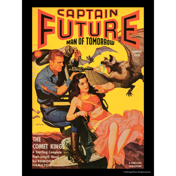 Sample image from the Asgard Press 2026 Vintage Sci-Fi Encore Edition Calendar