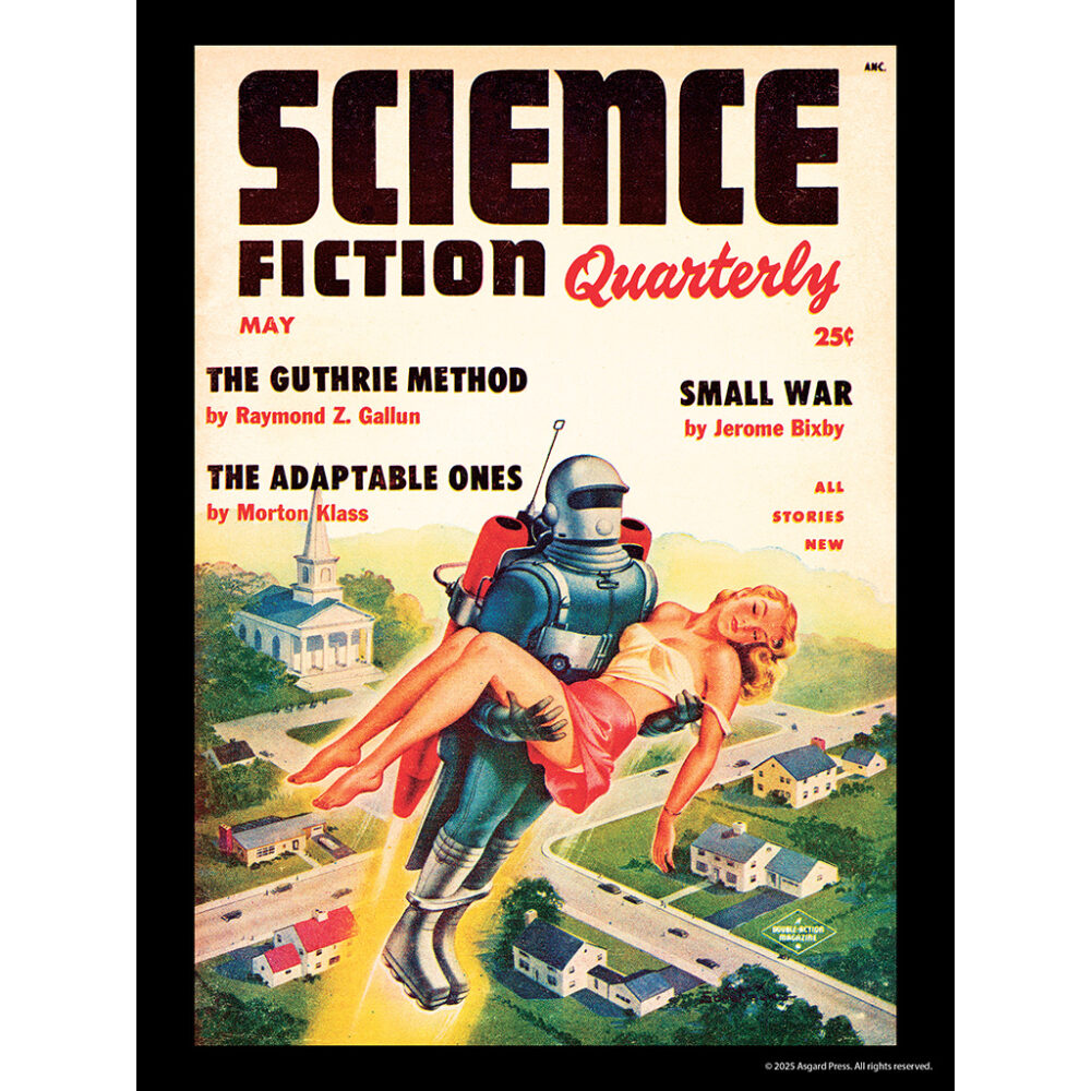 Sample image from the Asgard Press 2026 Vintage Sci-Fi Encore Edition Calendar