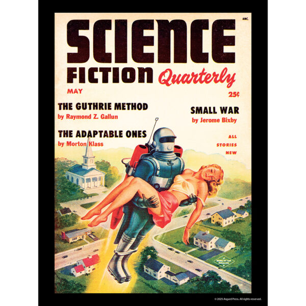 Sample image from the Asgard Press 2026 Vintage Sci-Fi Encore Edition Calendar