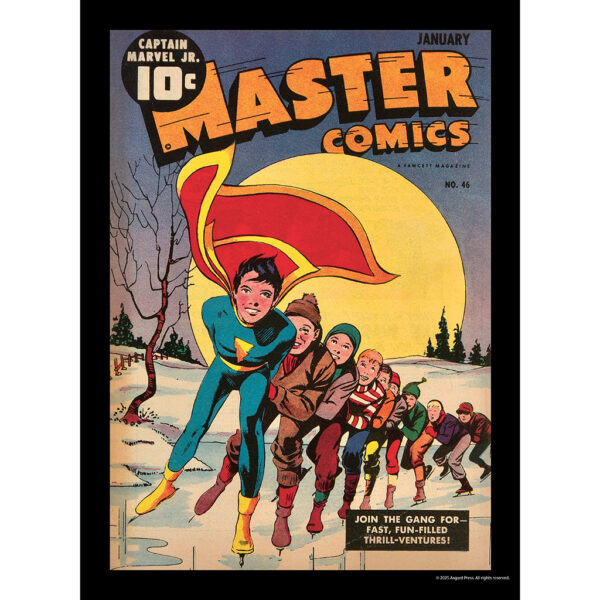 Sample image from the Asgard Press 2026 Vintage Superheroes Calendar