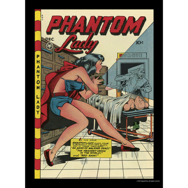 Sample image from the Asgard Press 2026 Vintage Superheroes Calendar