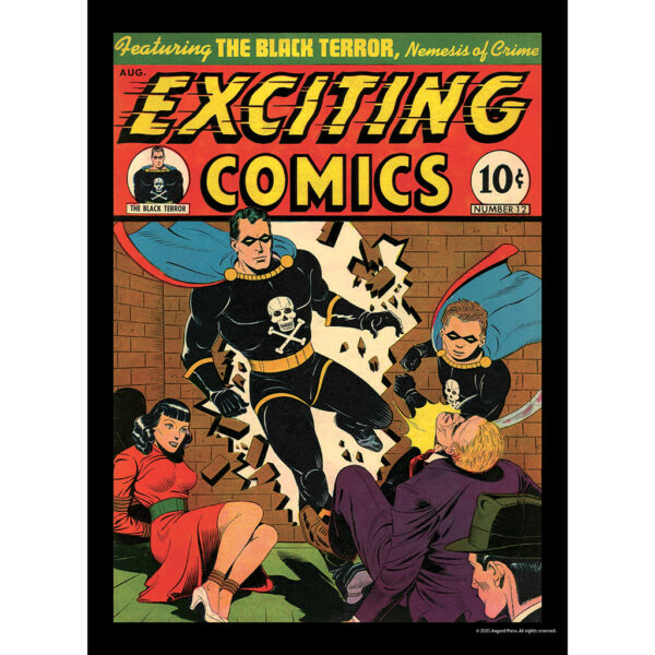 Sample image from the Asgard Press 2026 Vintage Superheroes Calendar