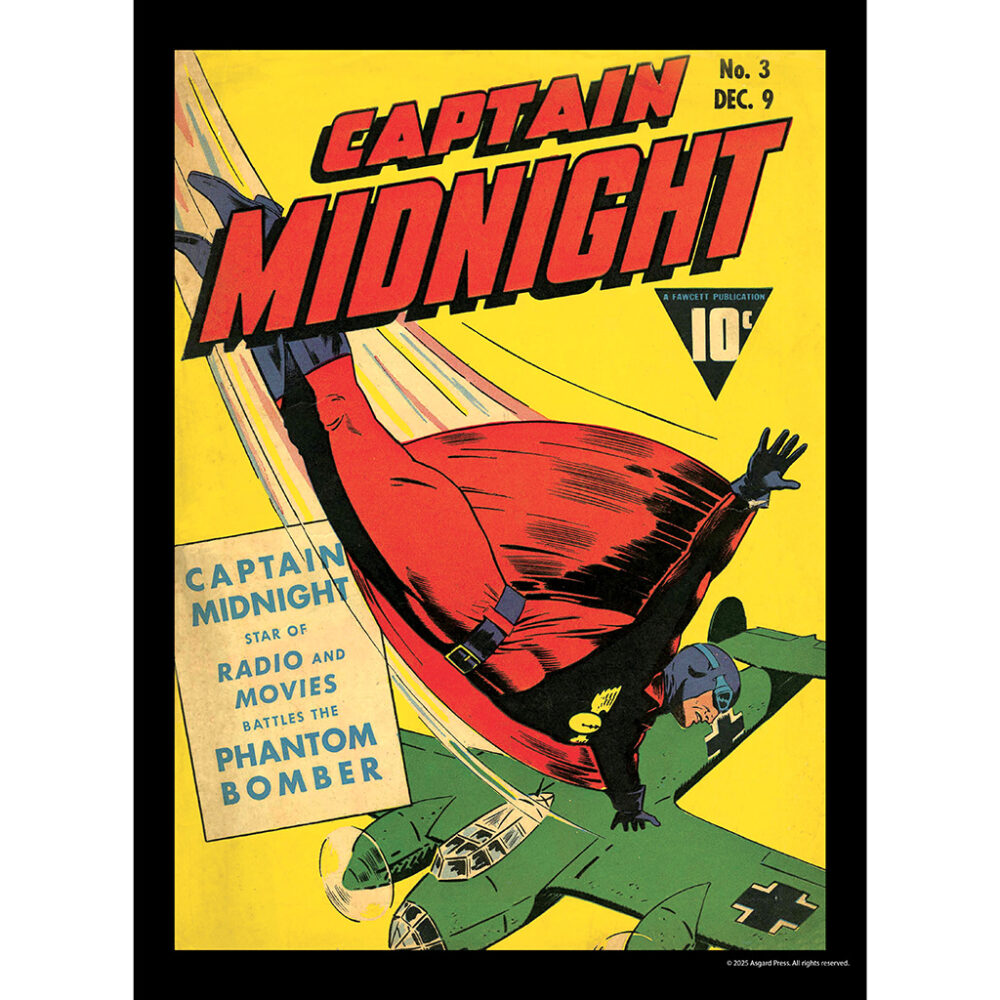 Sample image from the Asgard Press 2026 Vintage Superheroes Calendar