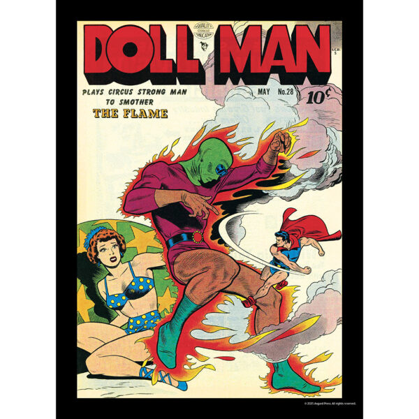 Sample image from the Asgard Press 2026 Vintage Superheroes Calendar