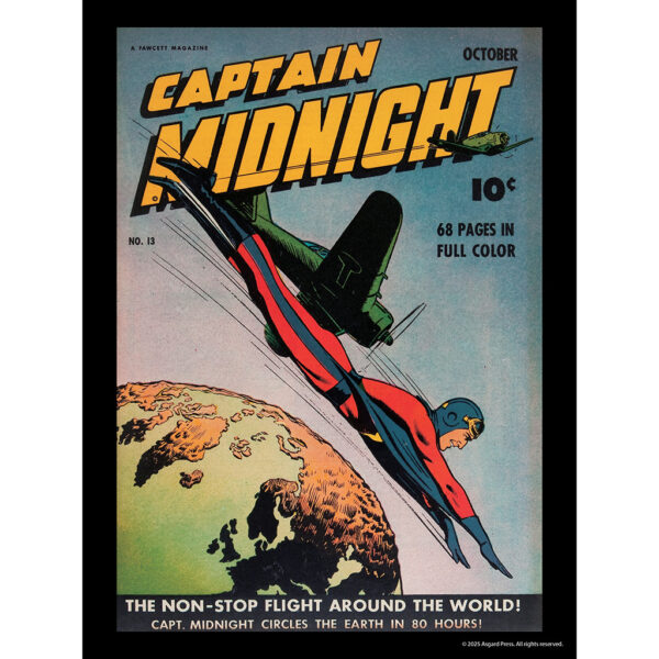 Sample image from the Asgard Press 2026 Vintage Superheroes Encore Edition Calendar
