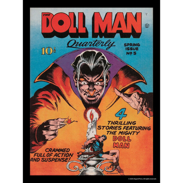 Sample image from the Asgard Press 2026 Vintage Superheroes Encore Edition Calendar