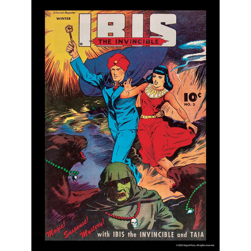 Sample image from the Asgard Press 2026 Vintage Superheroes Encore Edition Calendar