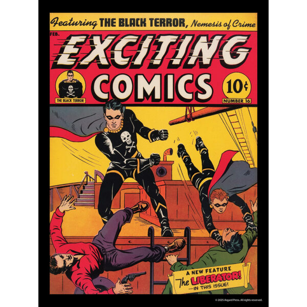 Sample image from the Asgard Press 2026 Vintage Superheroes Encore Edition Calendar