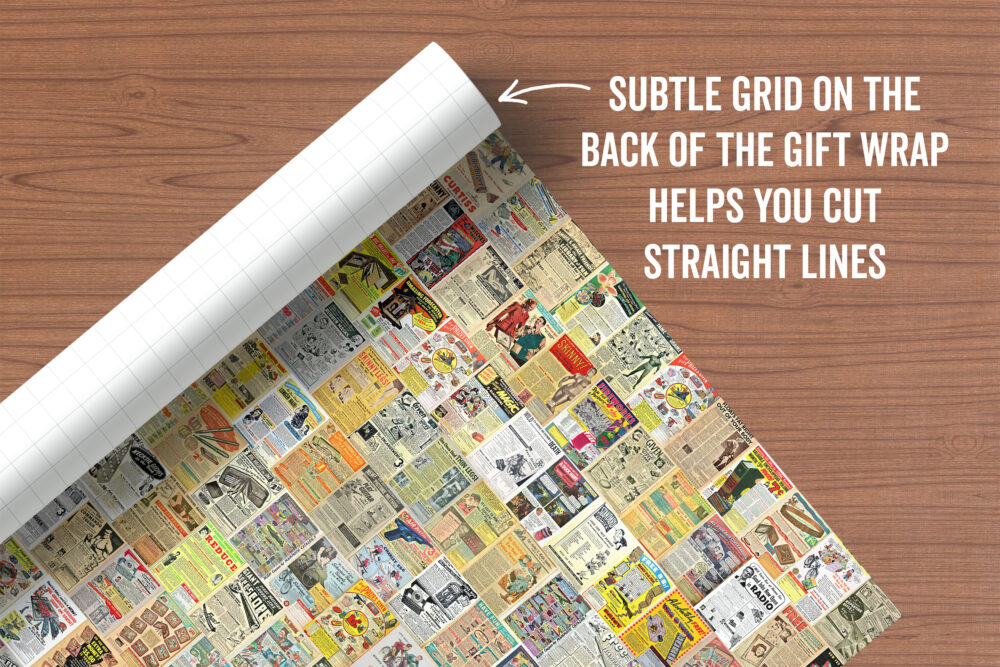 Vintage Comic Book Ads 24"x36" Folded Gift Wrap Sheet - Image 4