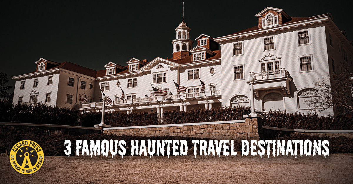 Photo of the Stanley Hotel for blog post "3 Famous Haunted Travel Destinations"