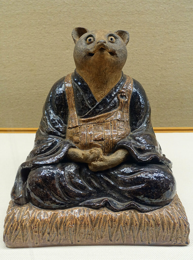Brazier lid, ceramic, Edo Period; Ninami Dohachi, c. 1800s.