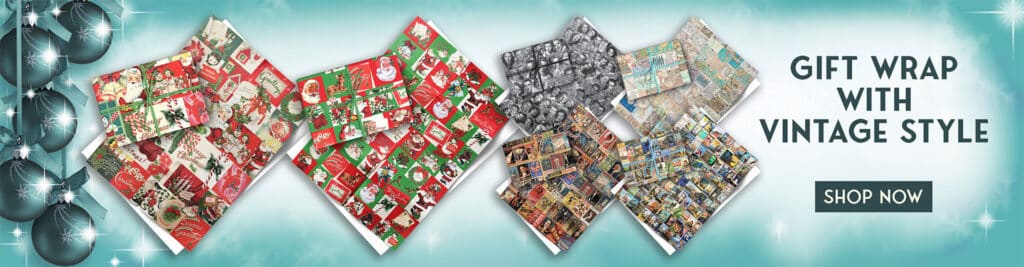 Shop for Gift Wrap with vintage style
