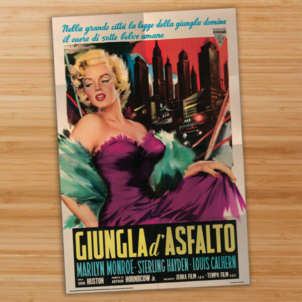 Asgard Press double-sided folded poster of Tuscany and The Asphalt Jungle
