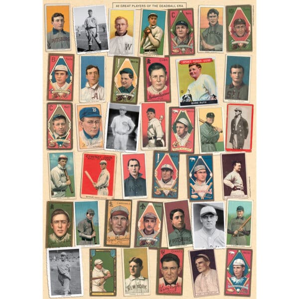 Asgard Press Vintage Baseball Cards 20x28 folded gift wrap sheet