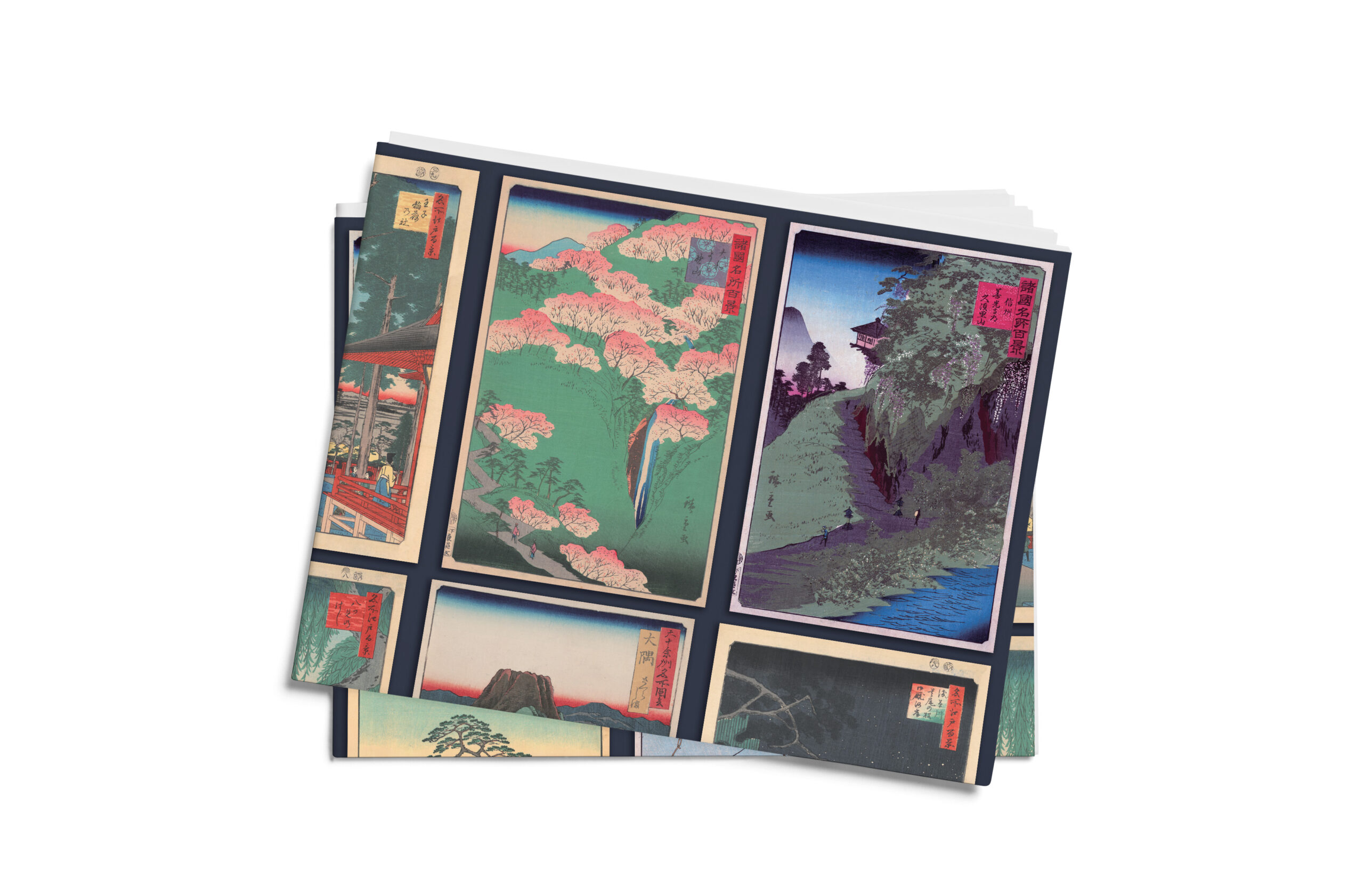 Asgard Press Vintage Japanese Prints 20x28 folded gift wrap sheet