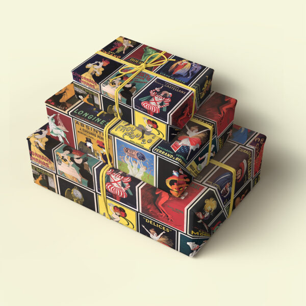 Asgard Press Vintage Leonetto Cappiello Posters 20x28 folded gift wrap sheet