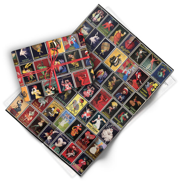 Asgard Press Vintage Leonetto Cappiello Posters 20x28 folded gift wrap sheet