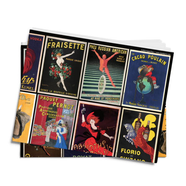 Asgard Press Vintage Leonetto Cappiello Posters 20x28 folded gift wrap sheet