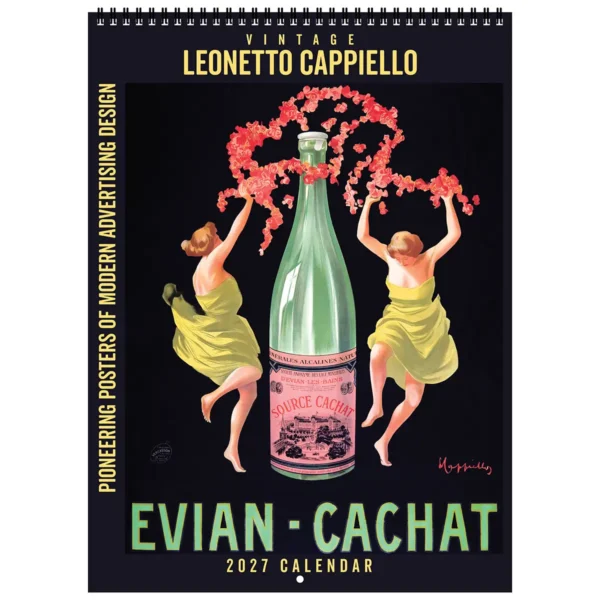 Front cover of the 2027 Vintage Leonetto Cappiello Deluxe Wall Calendar