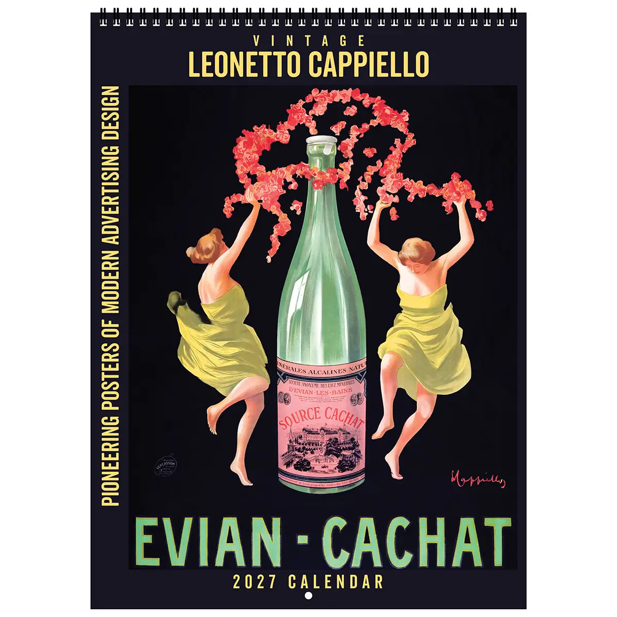 Front cover of the 2027 Vintage Leonetto Cappiello Deluxe Wall Calendar
