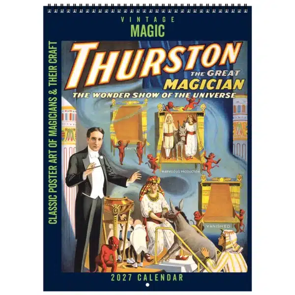 Front cover of the 2027 Vintage Magic Deluxe Wall Calendar
