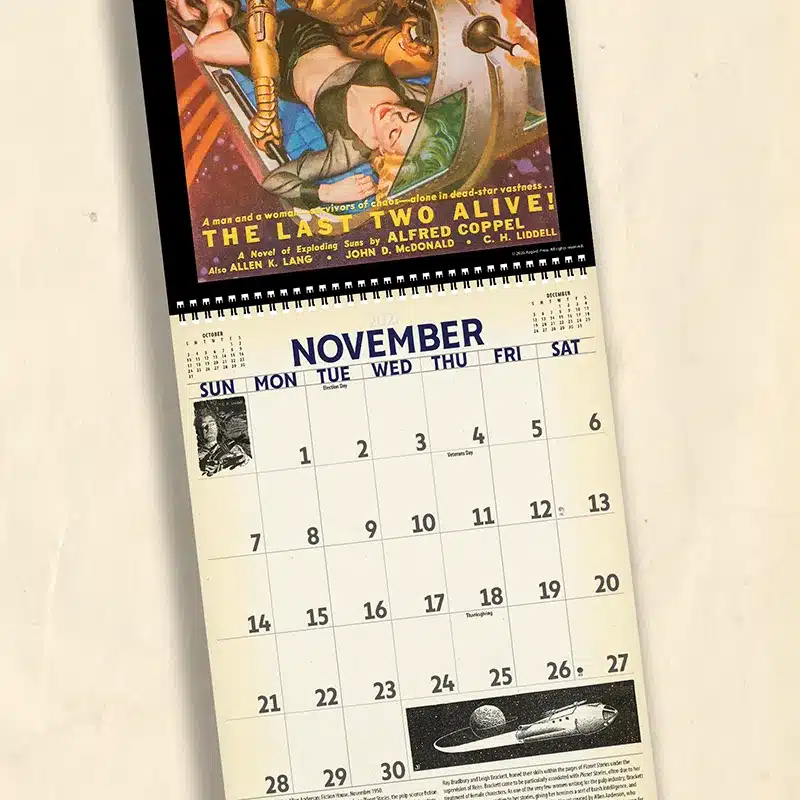 Vintage art calendars from Asgard Press
