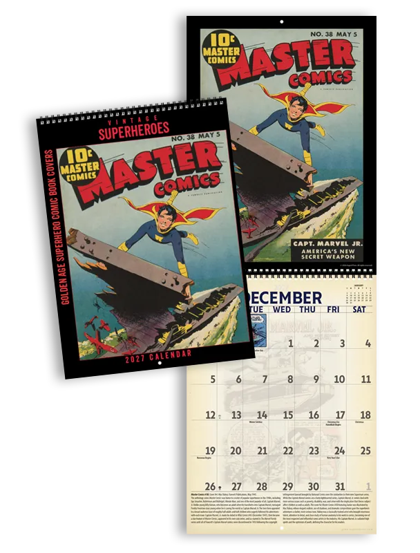 Asgard Press Deluxe wall calendar open spread and cover images shown to provide size and scale.