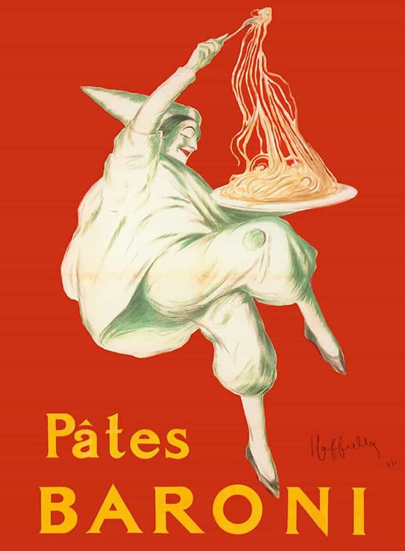 "Pates Baroni" poster by Leonetto Cappiello, 1921.