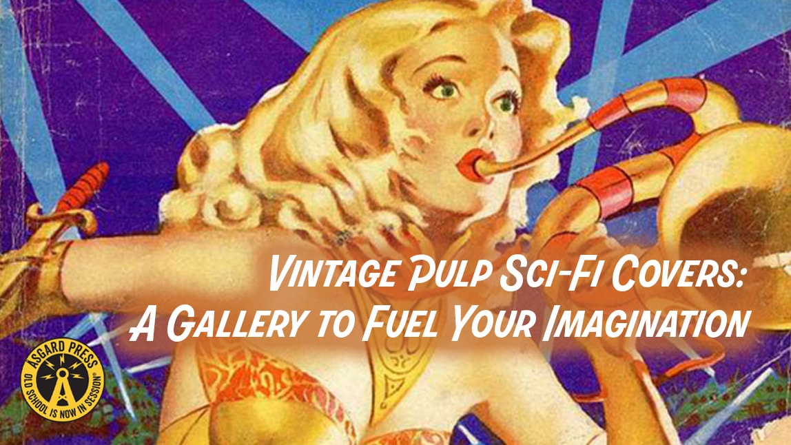 A cropped image from the cover of the May 1952 issue of Planet Stories pulp sci-fi magazine showing the face of the War-Maid of Mars.