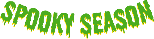 Drippy text that reads "Spooky Season."