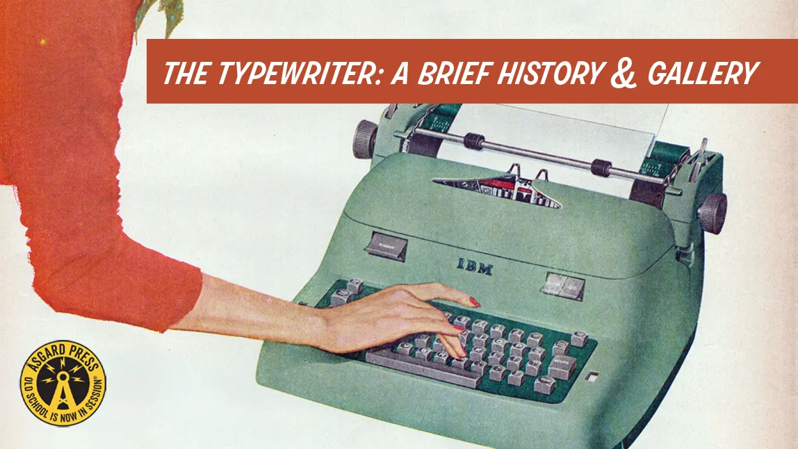 Cover image for blog post "The Typewriter: A Brief History & Gallery."
